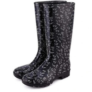 Knee-Hi Rain Boots Size 8 New